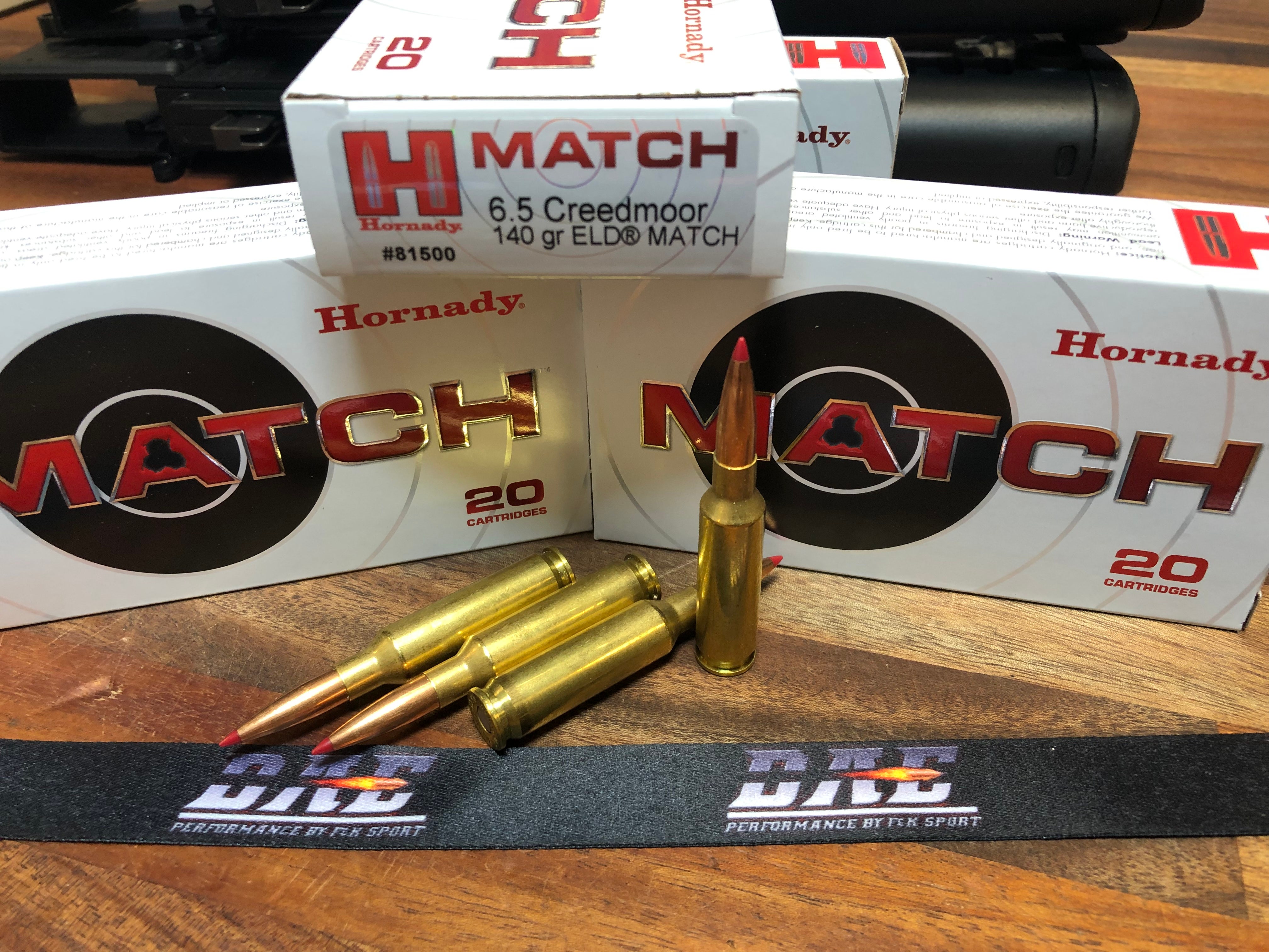 Hornady 6,5 Creedmoor 140G ELD Match 81500