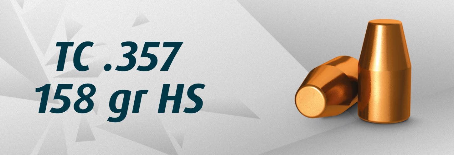 HN .38" TC .357"/158 Grain TC HS, BULK, 2000 kulor
