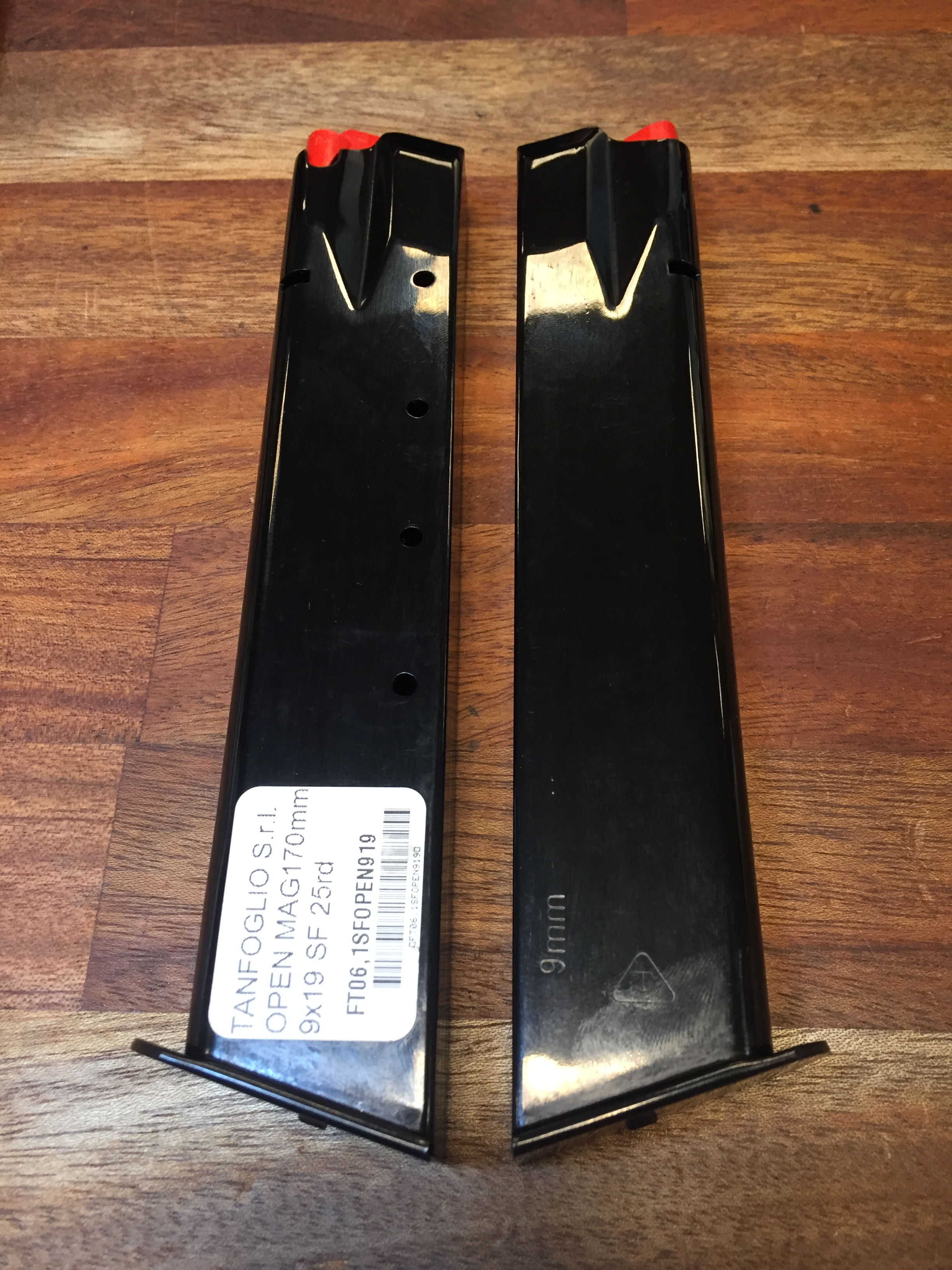 TANFOGLIO MAGAZINE SF 9x19 25rd 170mm
