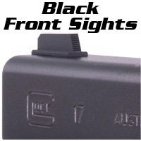 Glock Front Sight BLK .325T x.100W