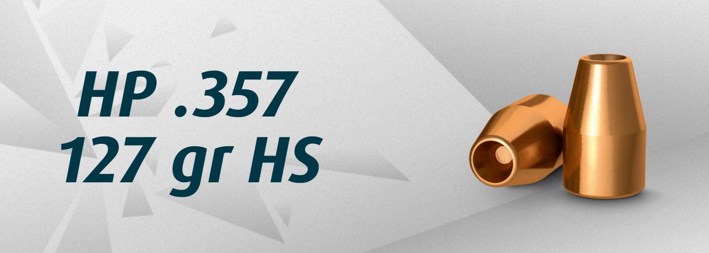 HN 9 mm HP .357"/127 Grain HP HS, 500 st