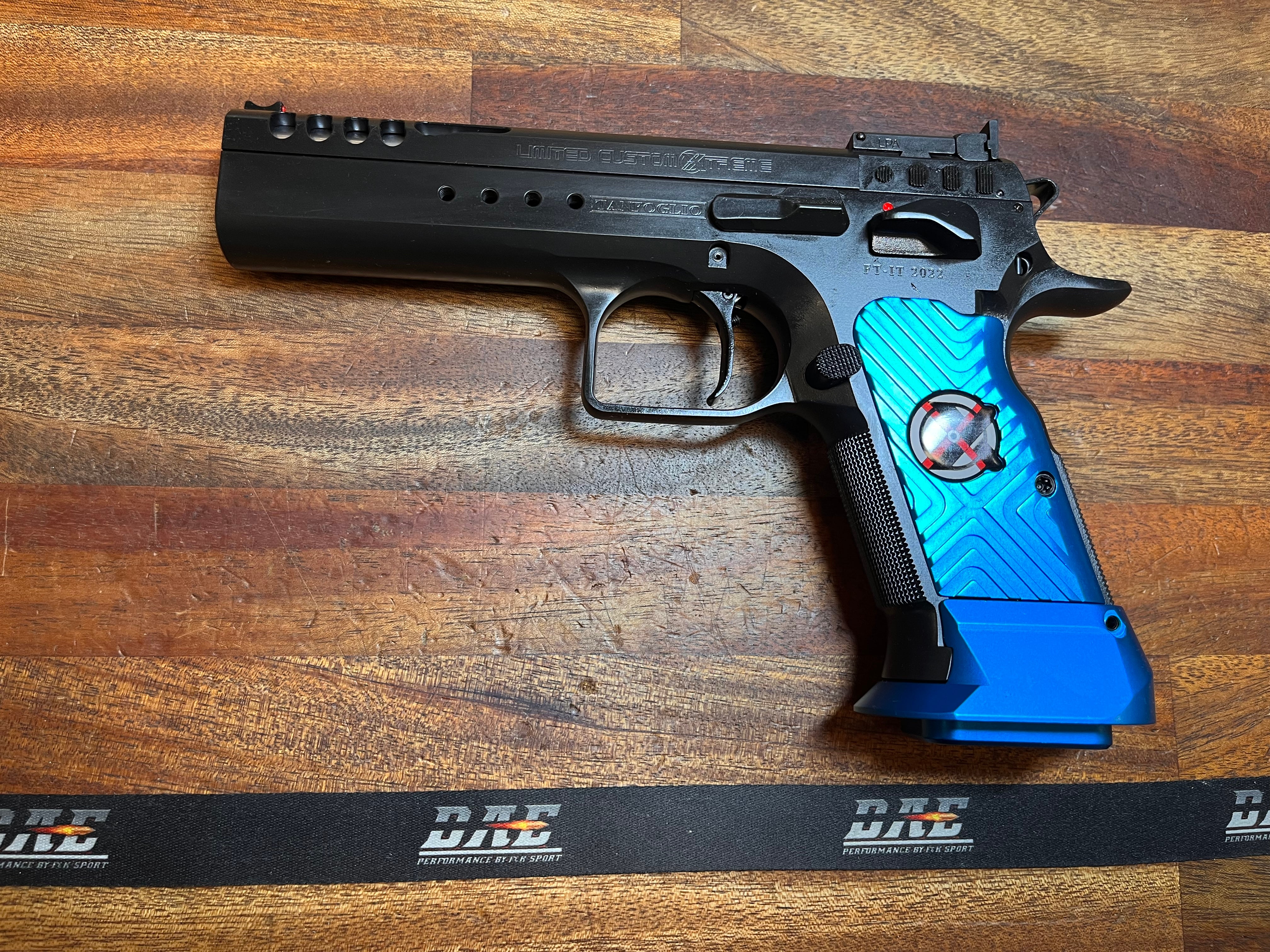 TANFOGLIO LIMITED CUSTOM HC XTREME 9x19 Dark Gray 