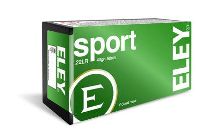 ELEY Sport .22Lr, GRÖN, 50 ptr/ask