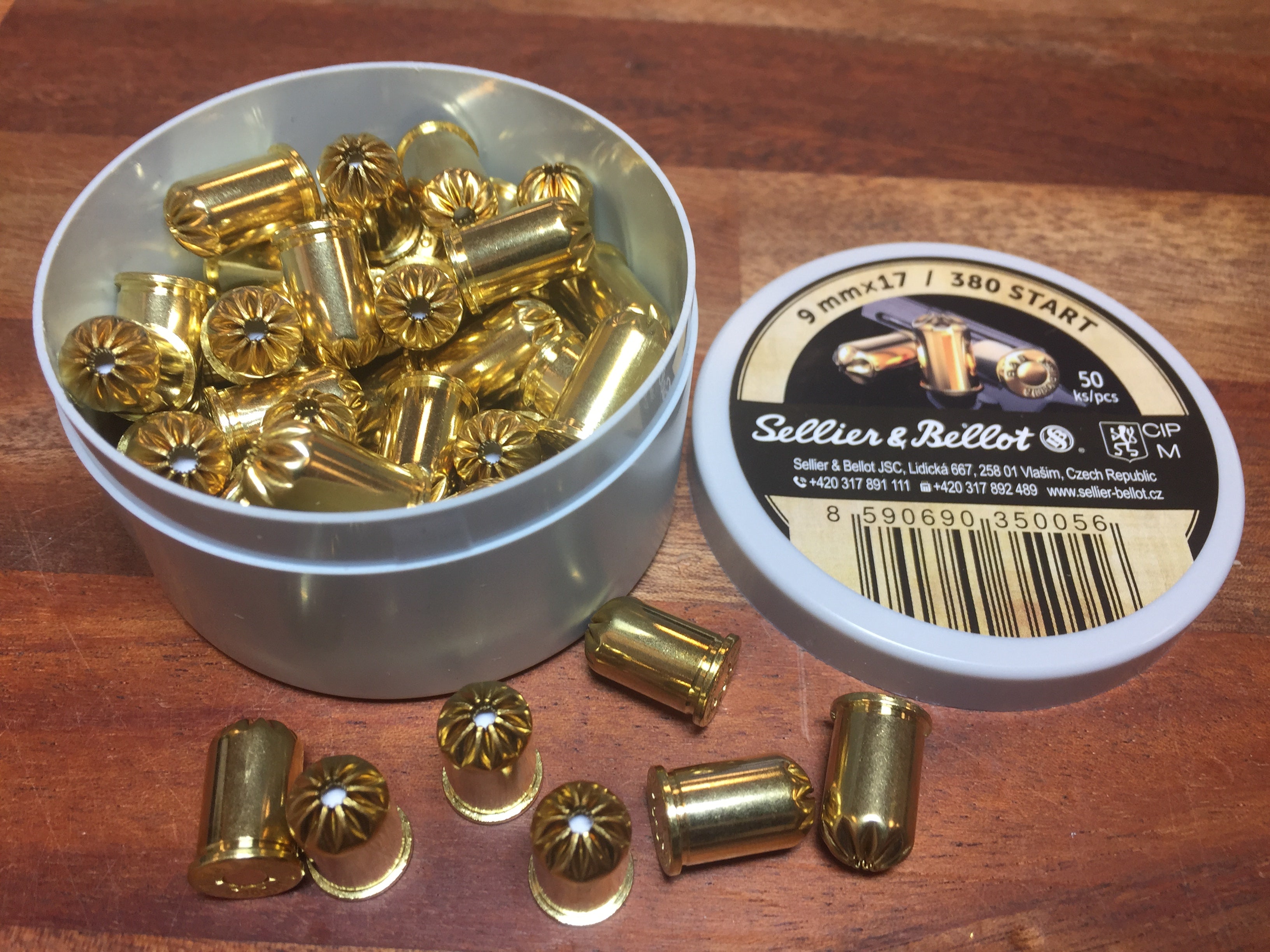 Knallpatron S&B 9 mm/ .380 50rd (REVOLVER)