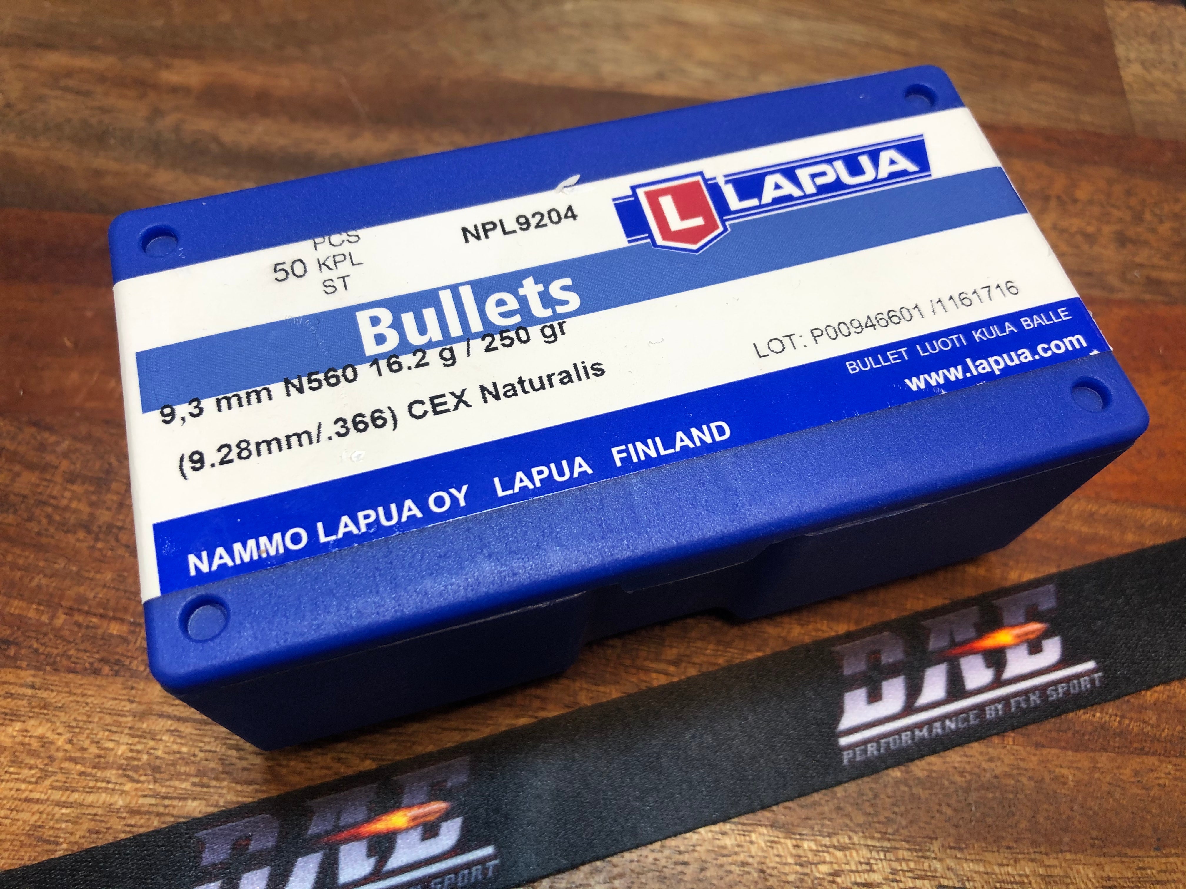 Kula Lapua CEX Naturalis 9,3 mm N522, 50 kulor