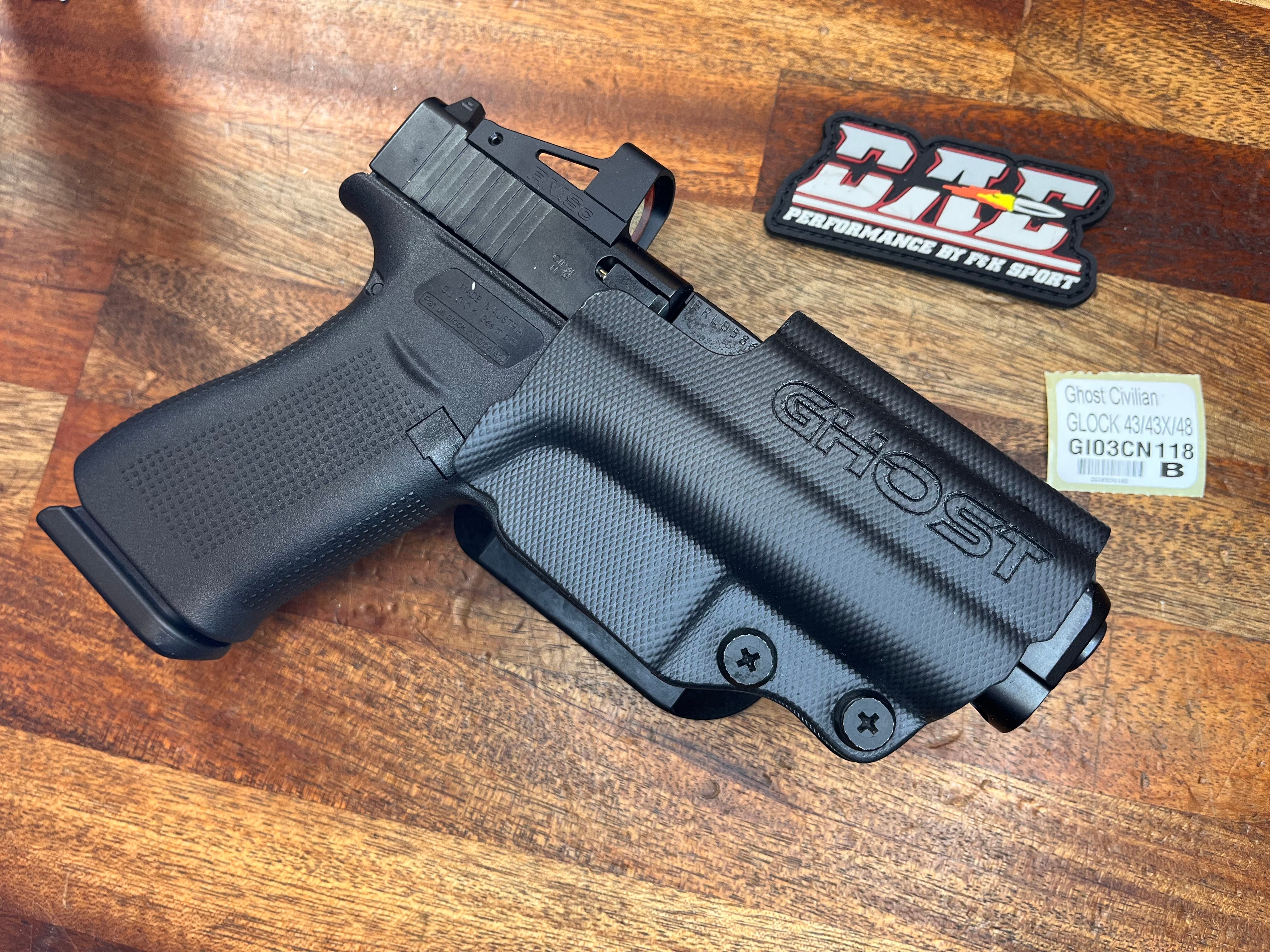 Ghost CIVILIAN 118 RH Glock 43/43X/48