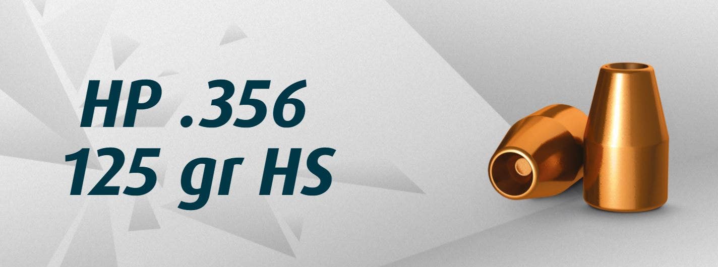 HN 9 mm HP .356"/125 Grain HP HS, 2000 st BULK
