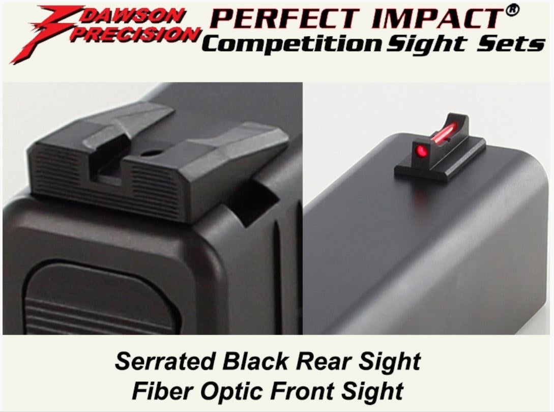 Dawson Glock Gen5  Sight Sight Set, BLK RS 225T / 
