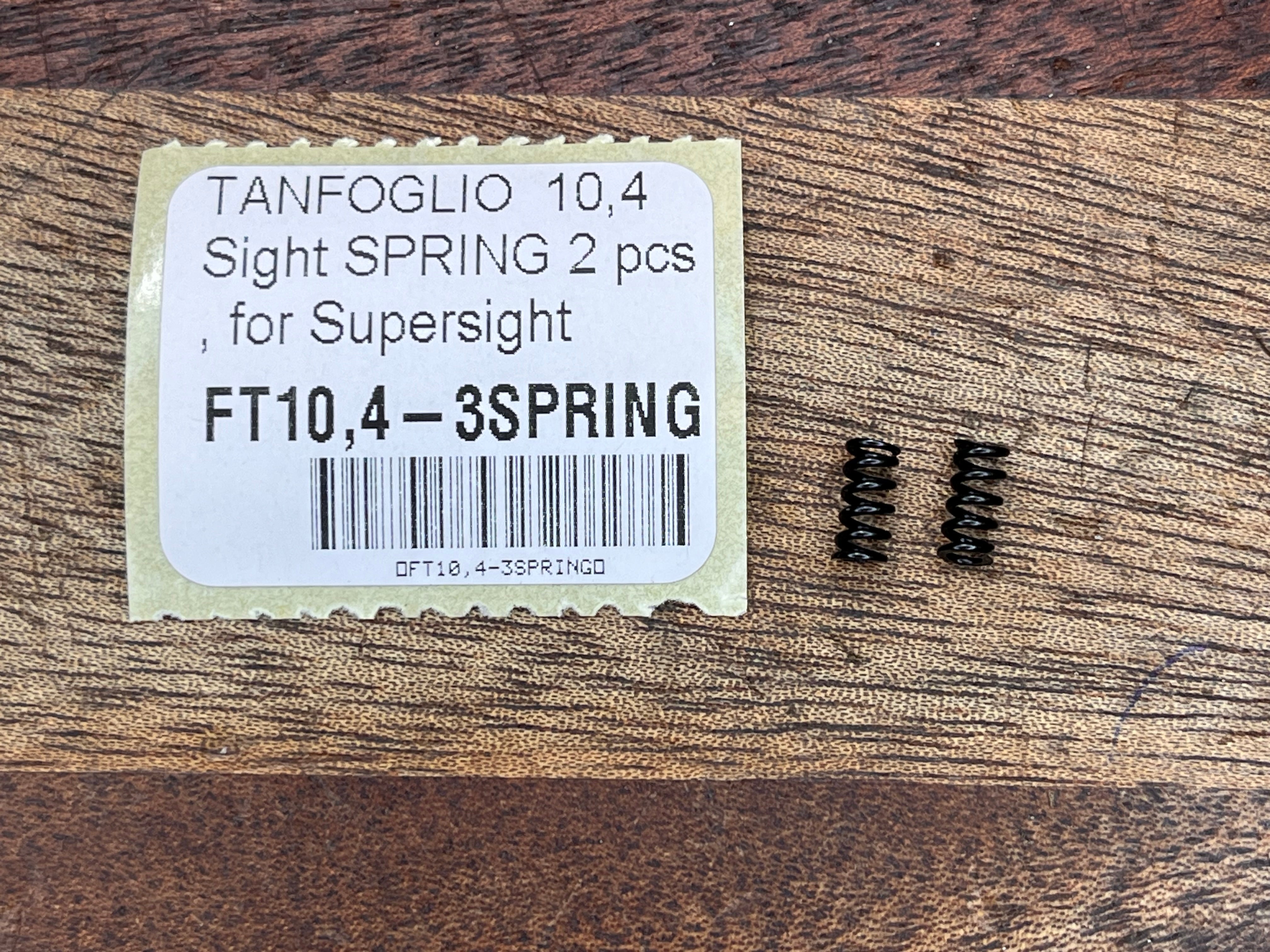 Tanfoglio Sight Springs CYLINDICAL 2 pcs. for Supe