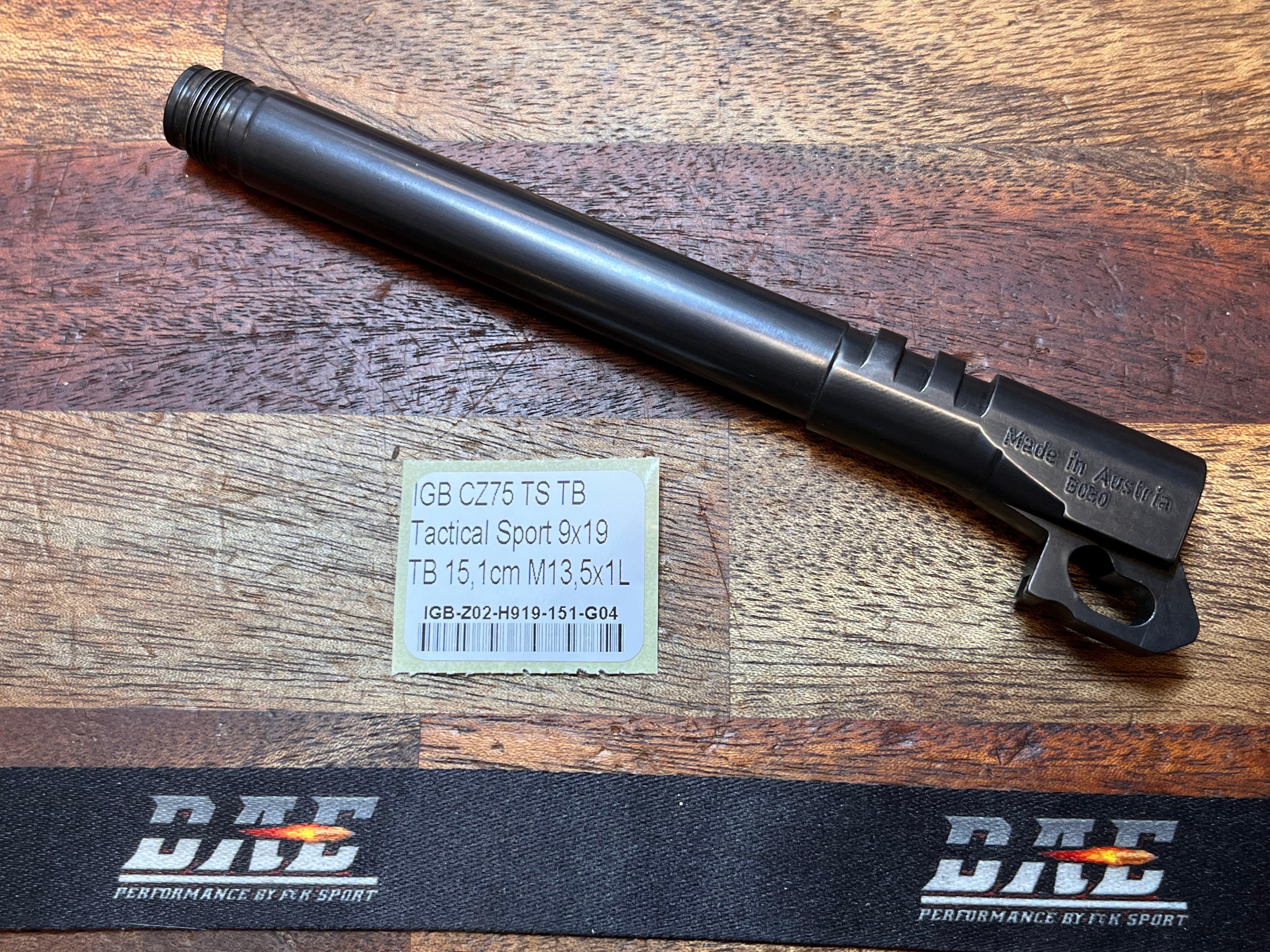 IGB Pipa till pistol IGB CZ Tactical Sport 9x19 Th
