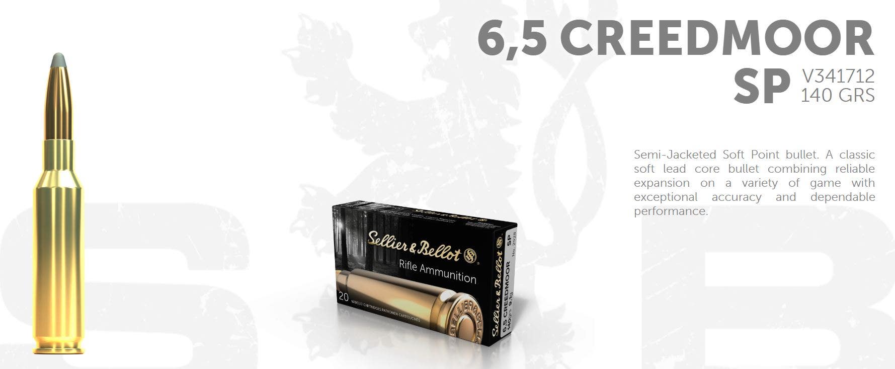 S&B 6,5 Creedmoor 140 Grs SP 20 ptr