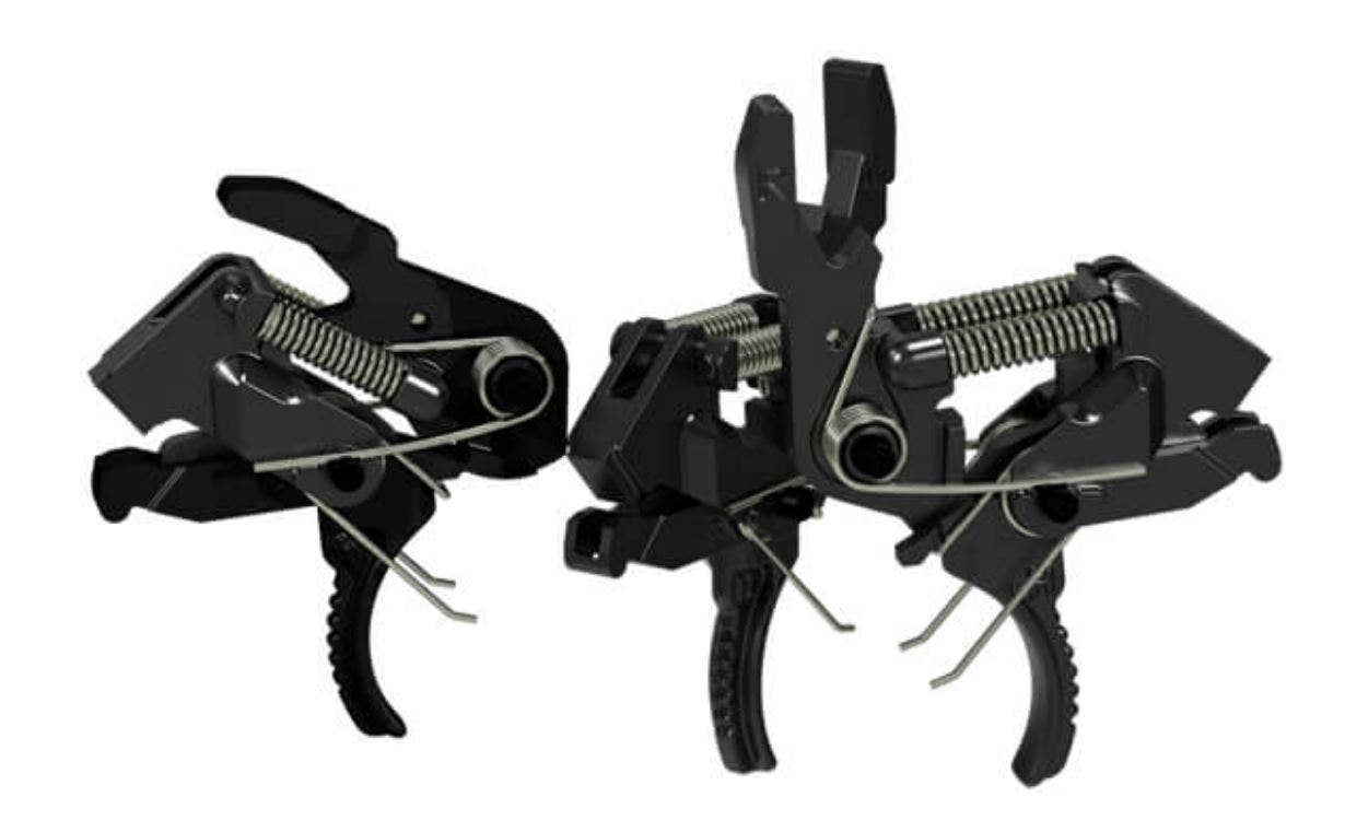 Hiperfire HIPERTOUCH® REFLEX, AR15/10 Trigger Asse