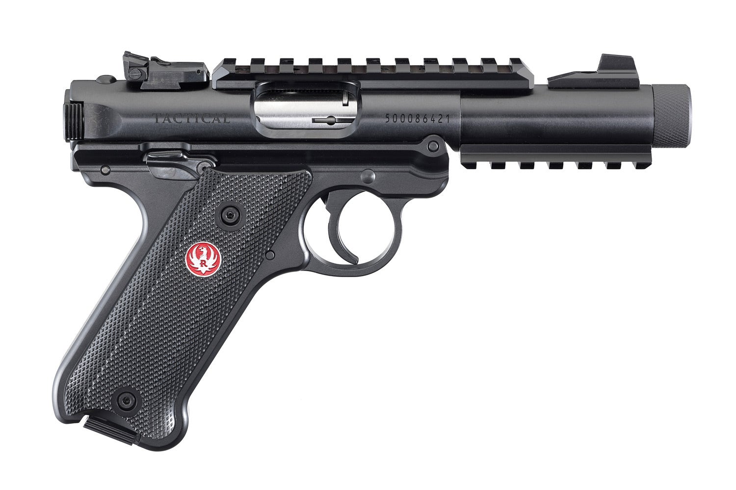 Ruger MK IV TACTICAL BLK .22 Lr Gängad Pipa 1/2x28