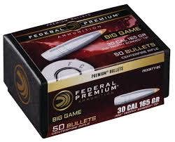 FEDERAL Trophy Bonded Tip Kula .30 165 Gr