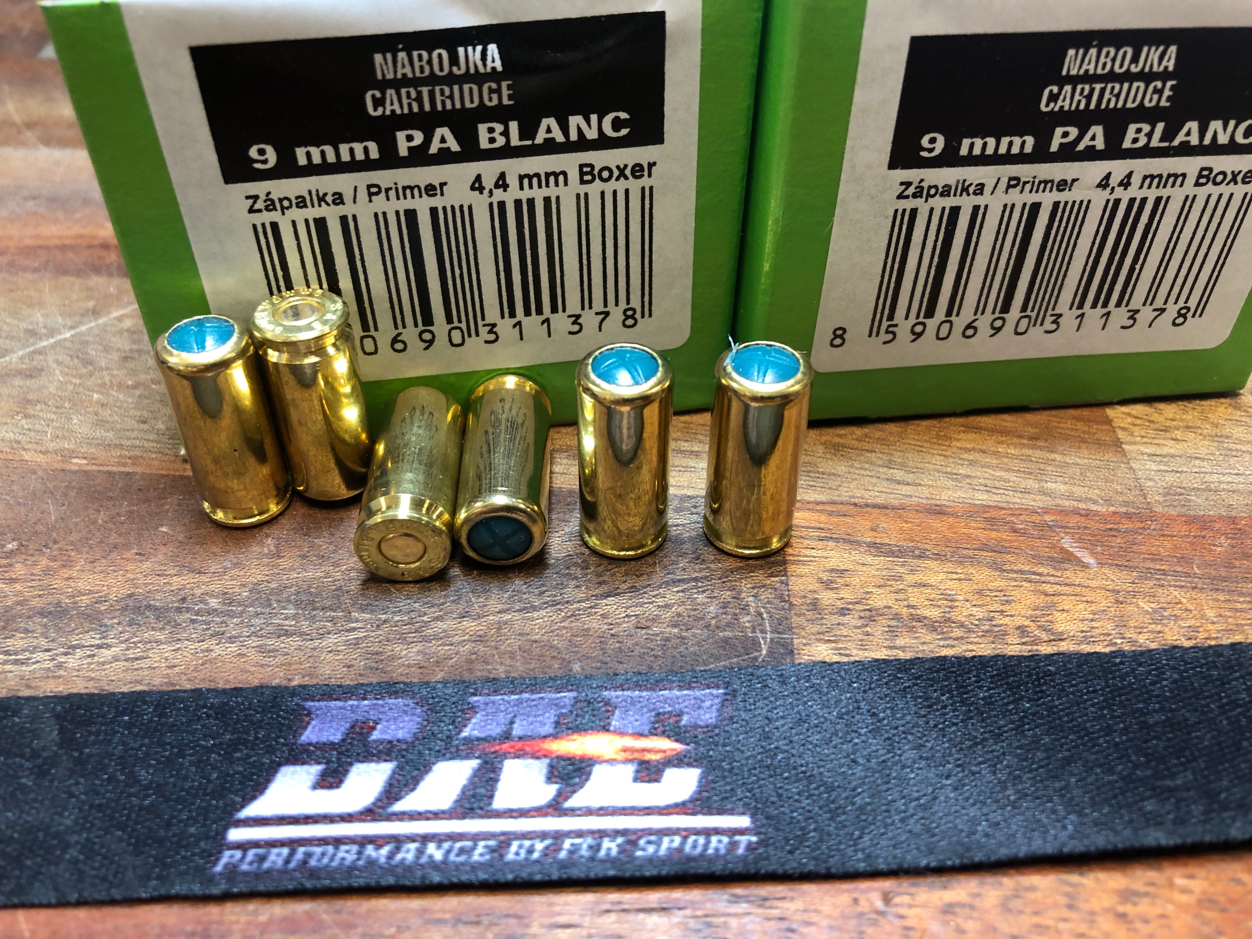 Knallpatron S&B 9 PAK Blank, 50rd, PISTOLAMMO