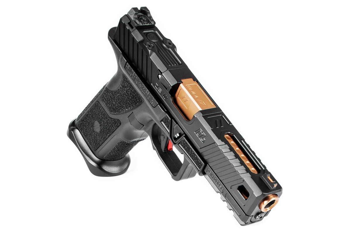 OZ9 Pistol, Standard, Black Slide, Bronze Barrel