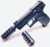 MCARBO MUZZLE BRAKE Universal 22LR Pistol Muzzle B