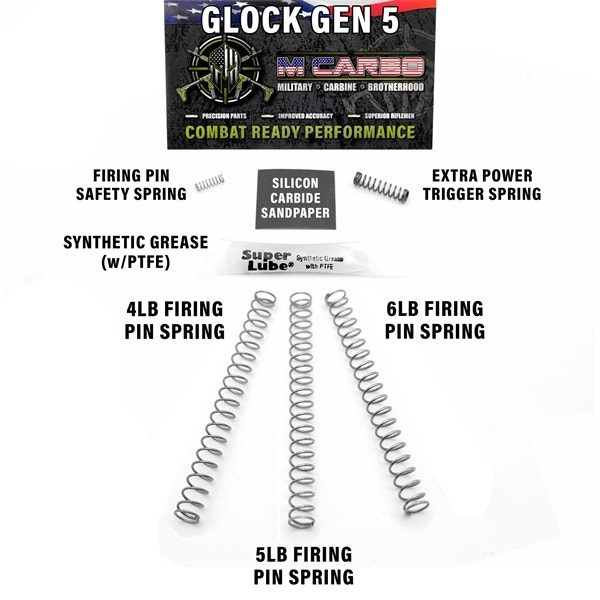 MCARBO Glock Gen5 Trigger Spring Kit 