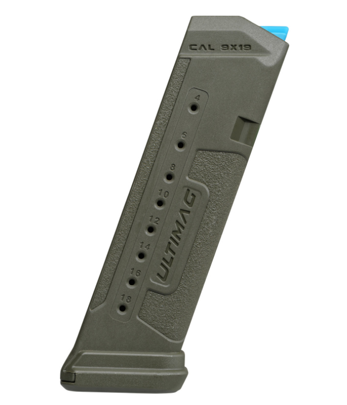 Polymer Magasin 18 Round 9x19mm for Glock G17