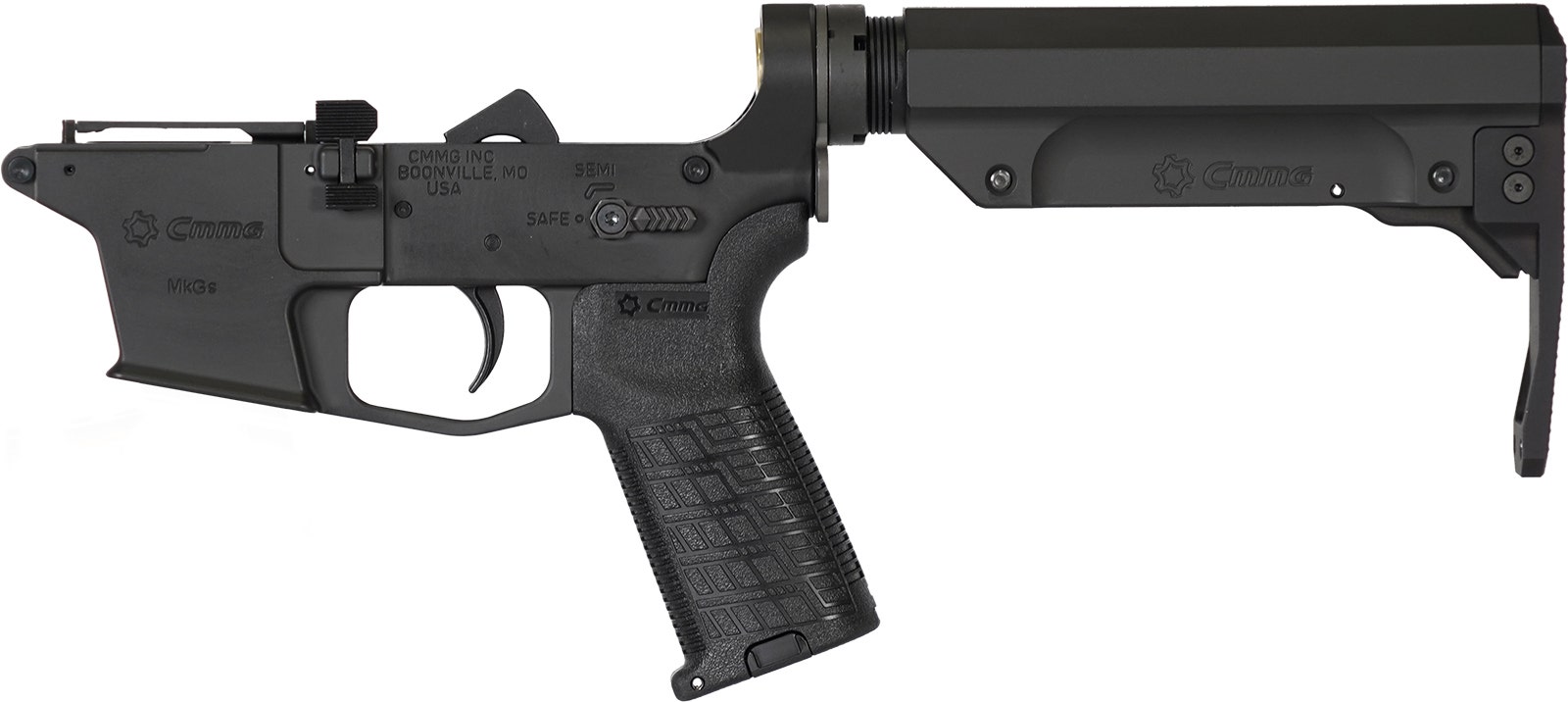 CMMG MkGs Complete Lower Receiver, Armor Black