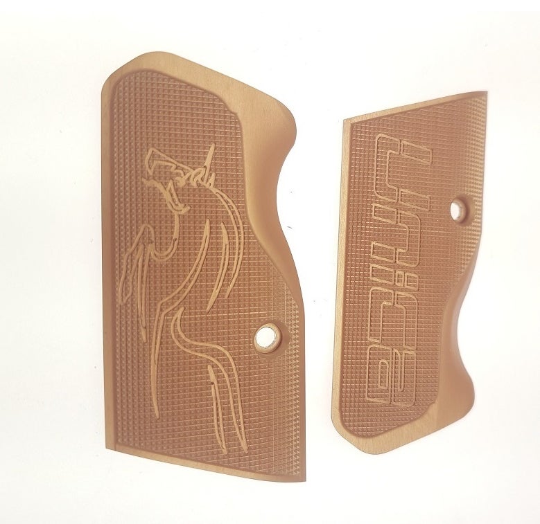 TANFOGLIO GRIP PLATE UNICA SF FS - BRASS
