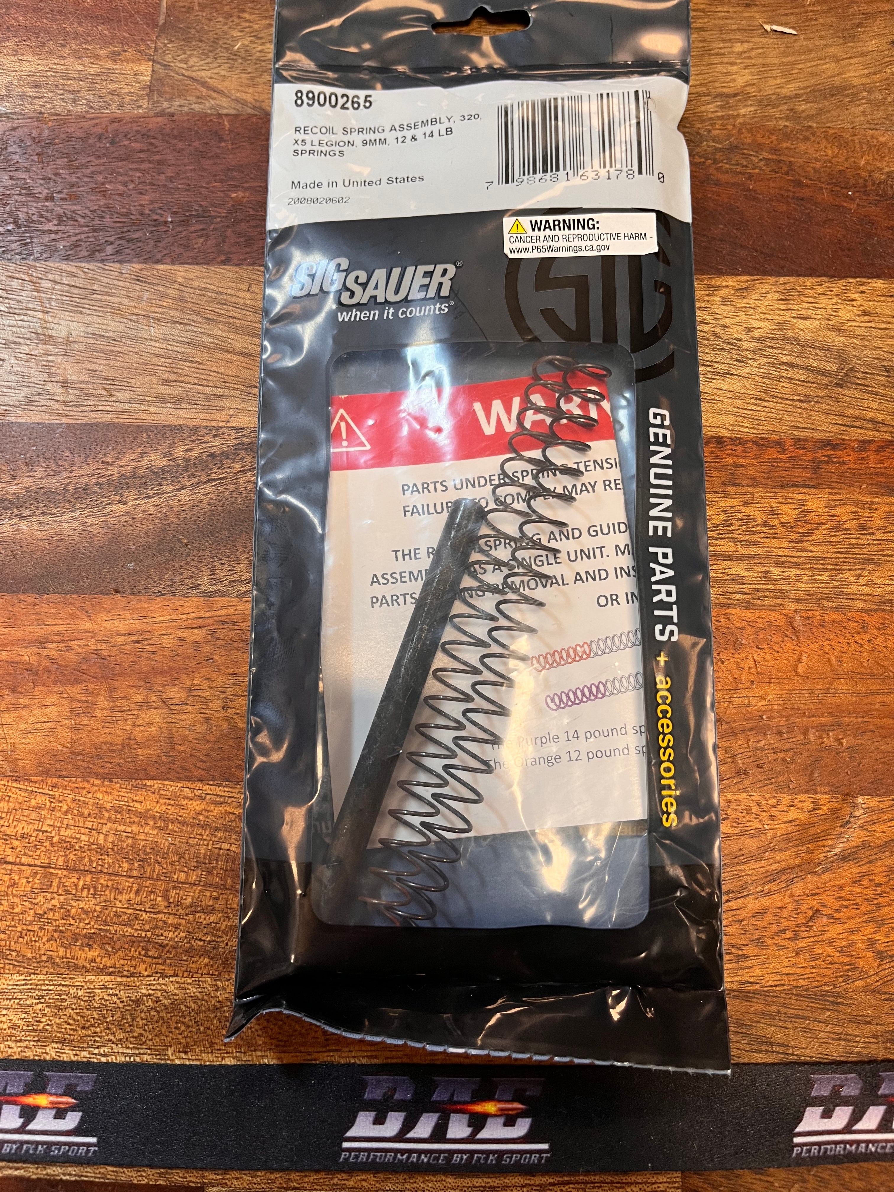 Recoil Rod KIT for SIG P320 X-FIVE LEGION 12 & 14 