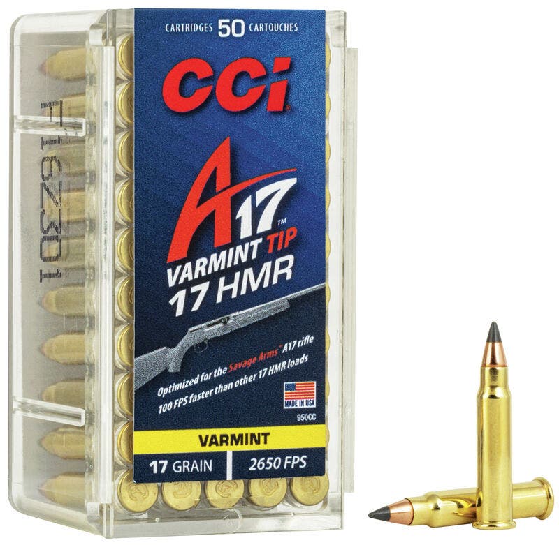 CCI .17 HMR 17gr, Varmint Tip  50 ptr