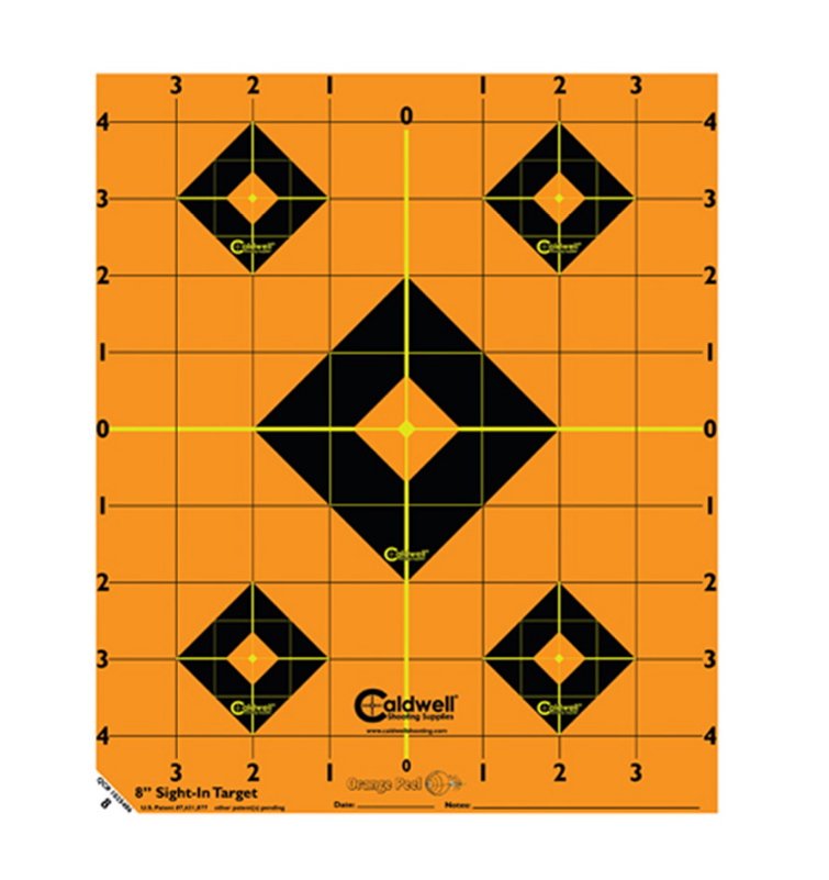 Caldwell Orange Peel 8&quot; Sight-In Target måltavla 5