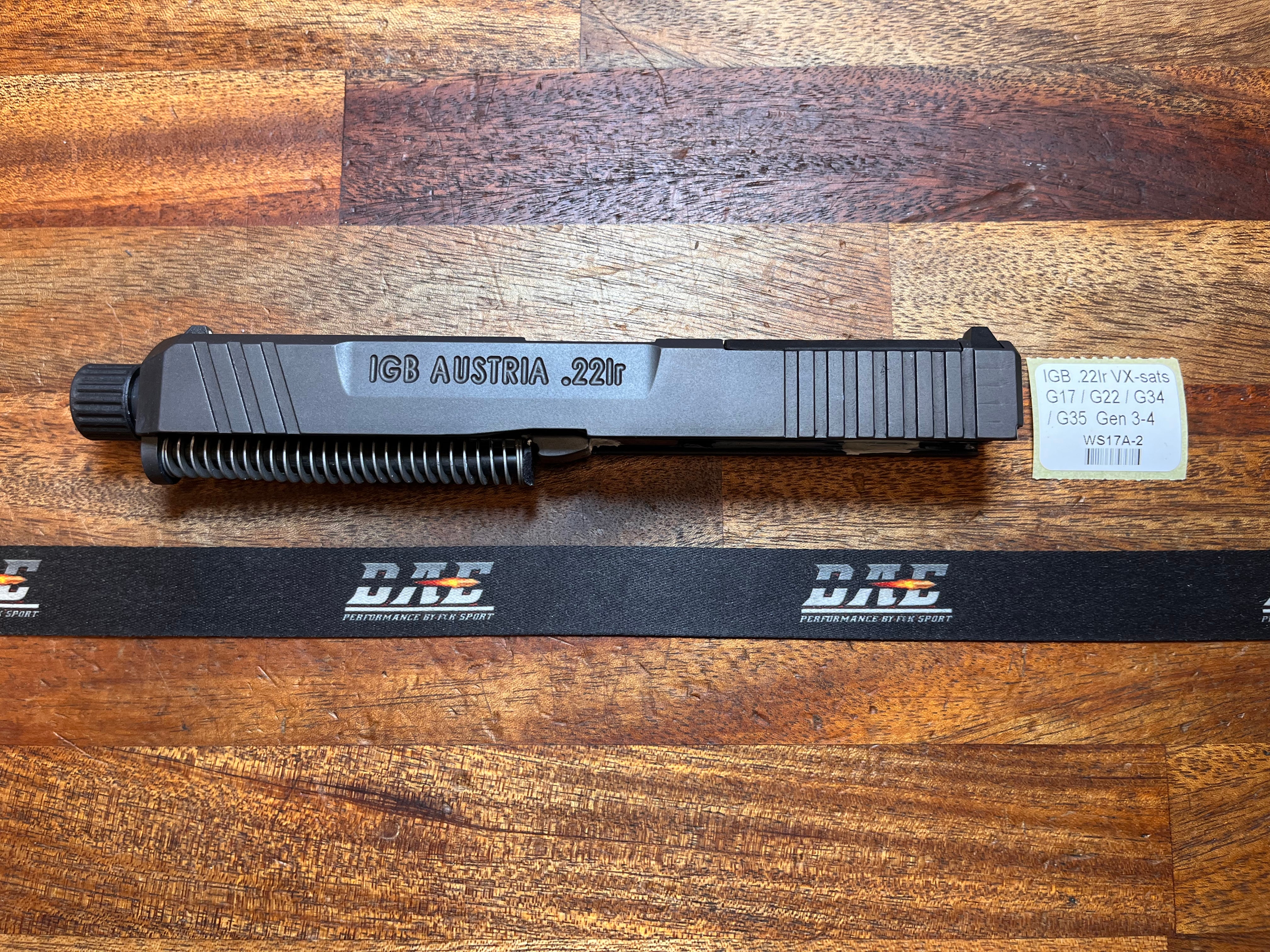 IGB .22lr Vx-sats Glock 17/ 22 Gen3-4