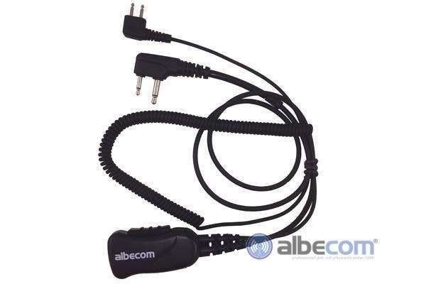 Kabel Peltor 2-stift PTT-SV Vinklad kontakt art 65