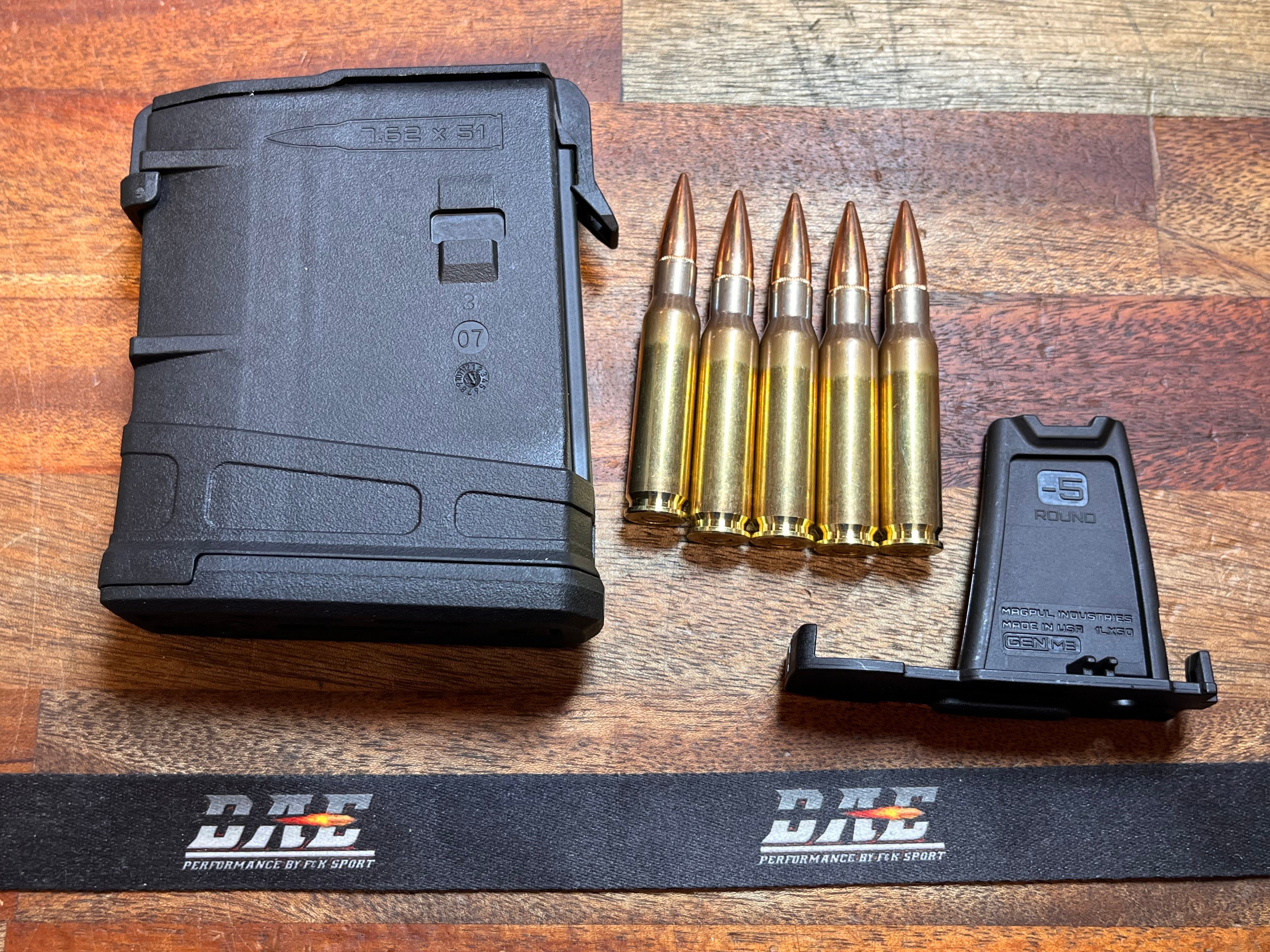 JAKTMAGASIN  Magasin 5 ptr .308W AR10 MAGPUL PMAG 