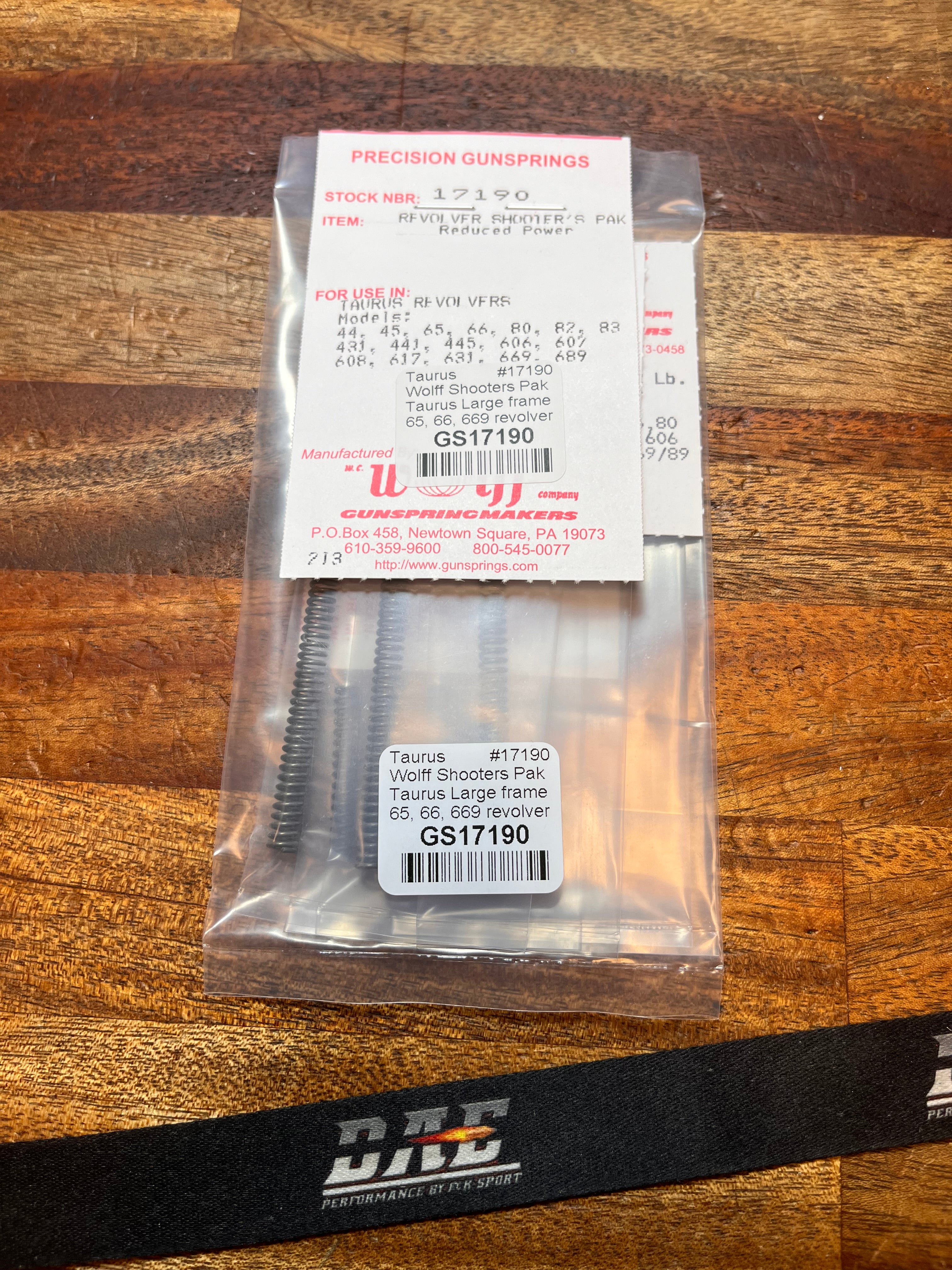 Spring Kit for Taurus  Large frame 65, 66, 669 