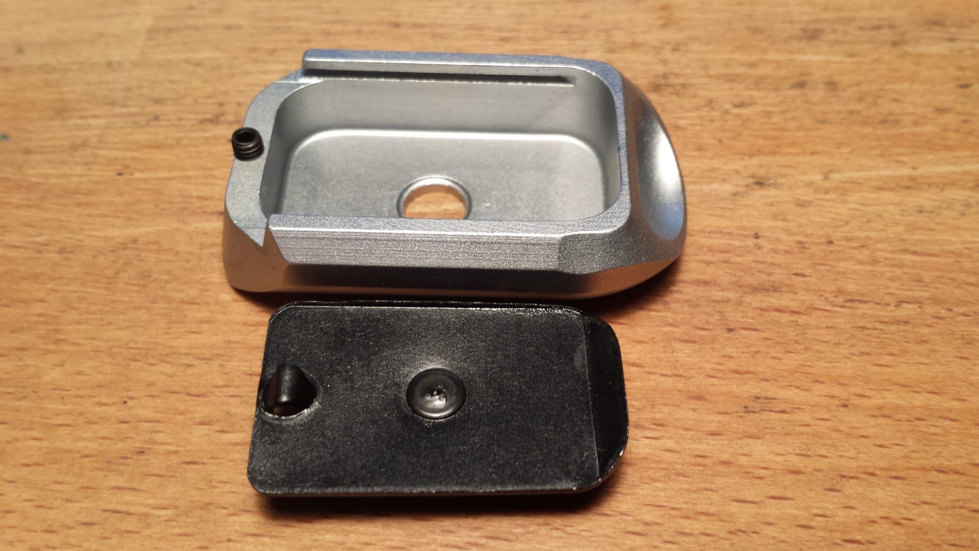 Tanfoglio Base Pad LF, CUSTOM Silver Base