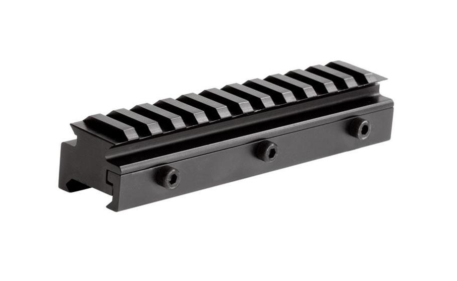 Skena Picatinny AR10/AR15. 2,2x12,7cm BLK