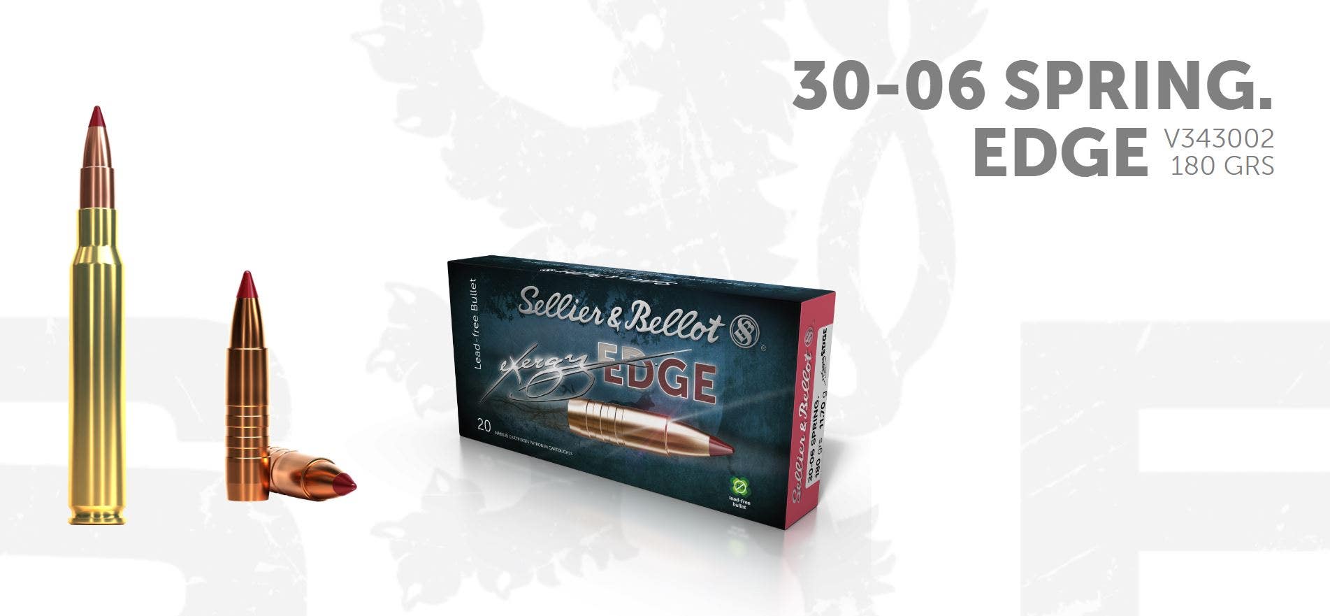 S&B .30-06 EDGE CE 180 Grs/11,7g 20 ptr BLYFRI