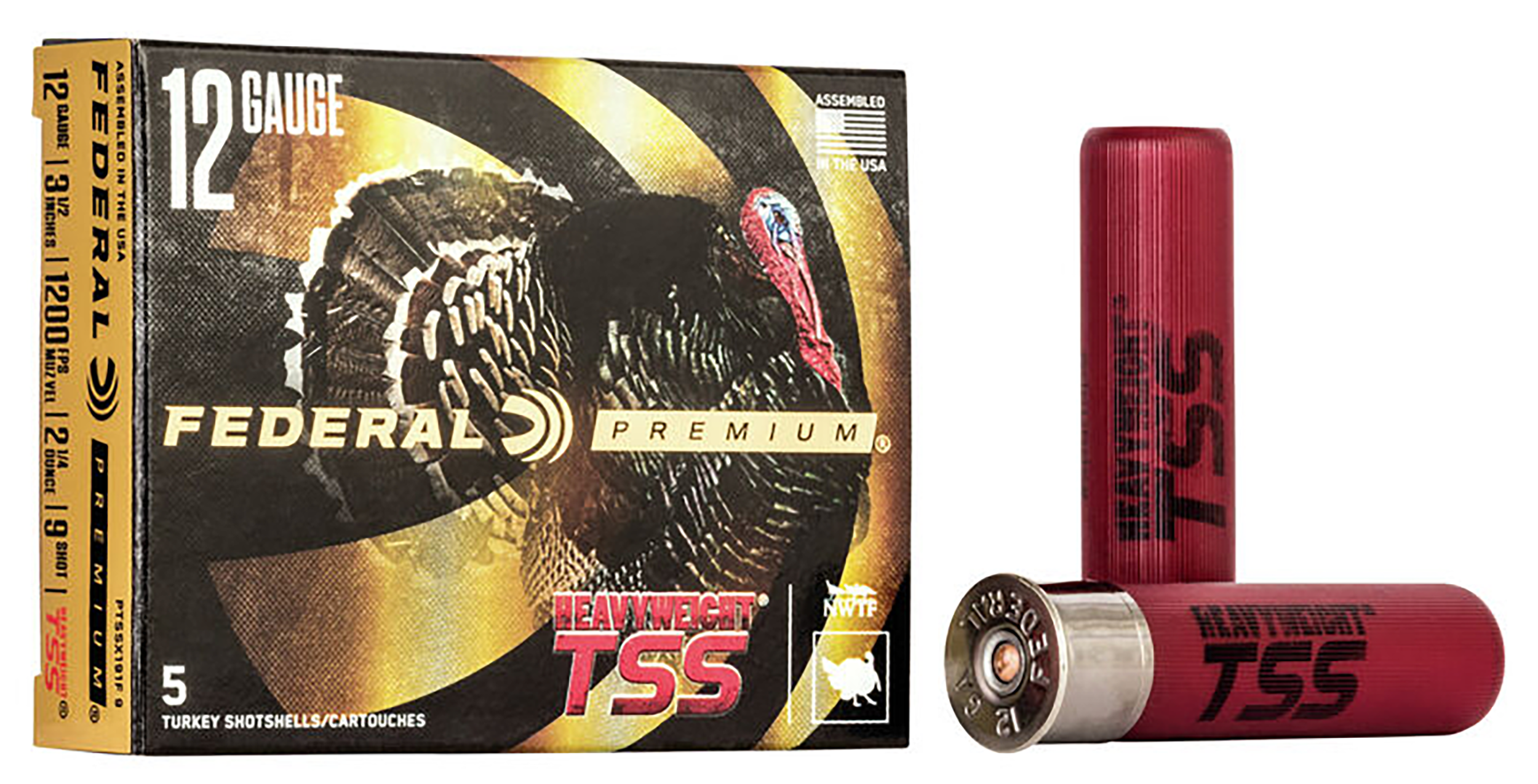 FEDERAL Premium Heavyweight TSS 12/89 64G #9 5/box