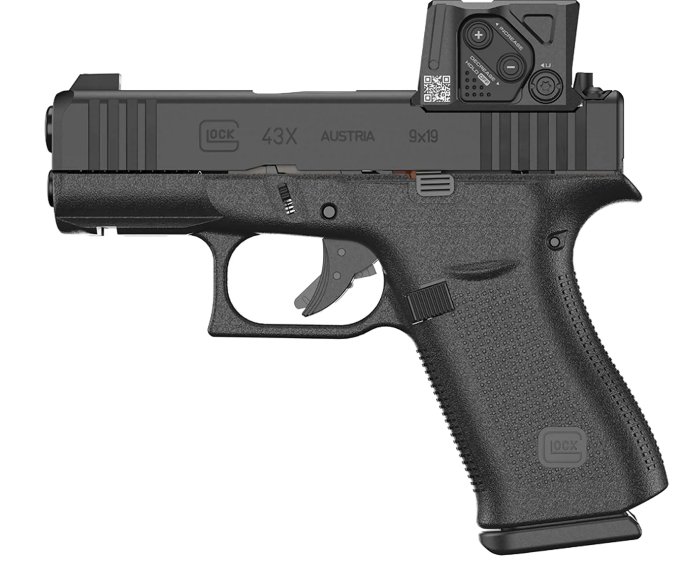 Glock 43X COA 9x19 inkl AIMPOINT COA 3,5 MOA
