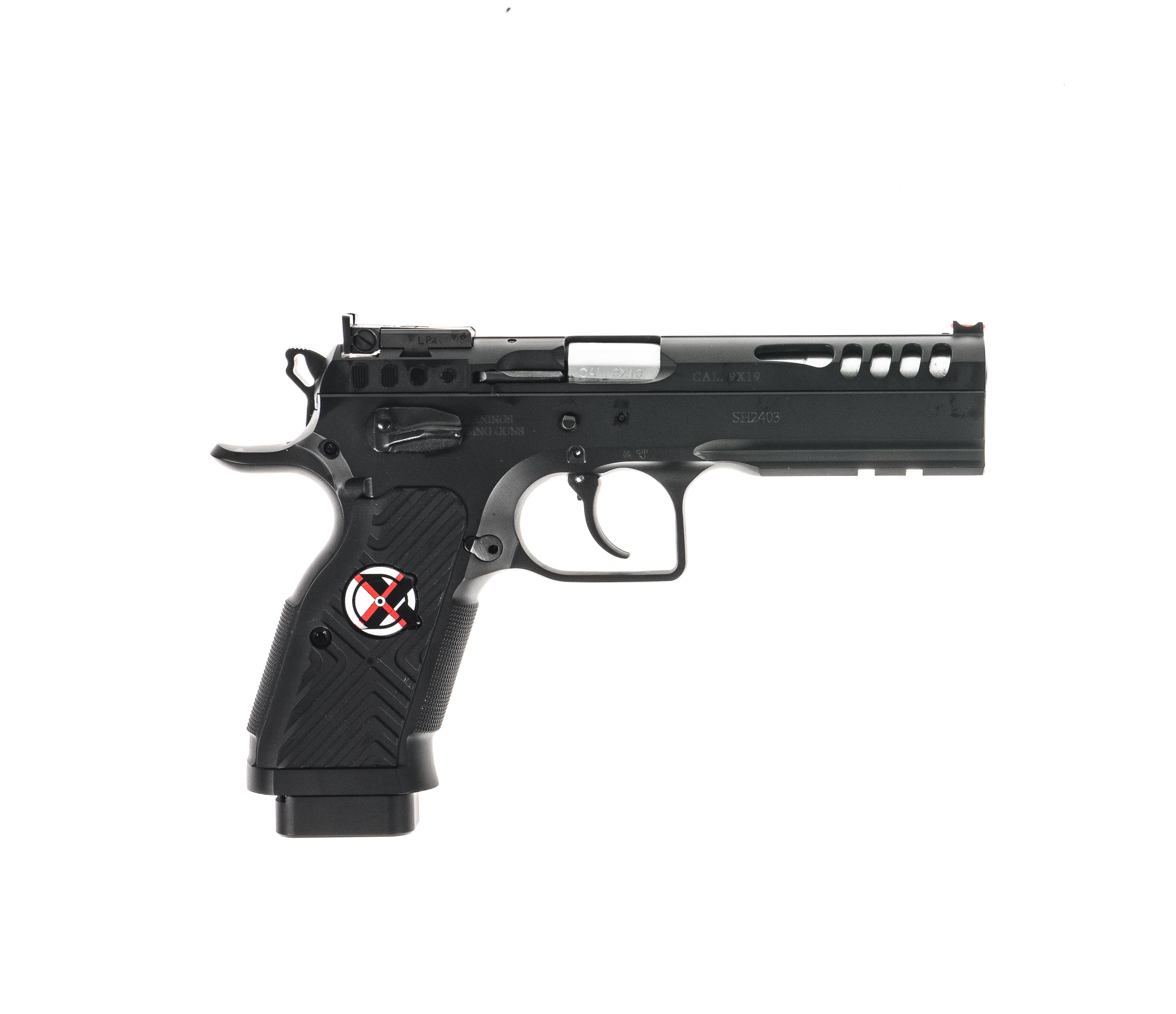 TANFOGLIO STOCK MASTER XTREME CAL 9X19 OPTIC BLACK 2024 (SF)