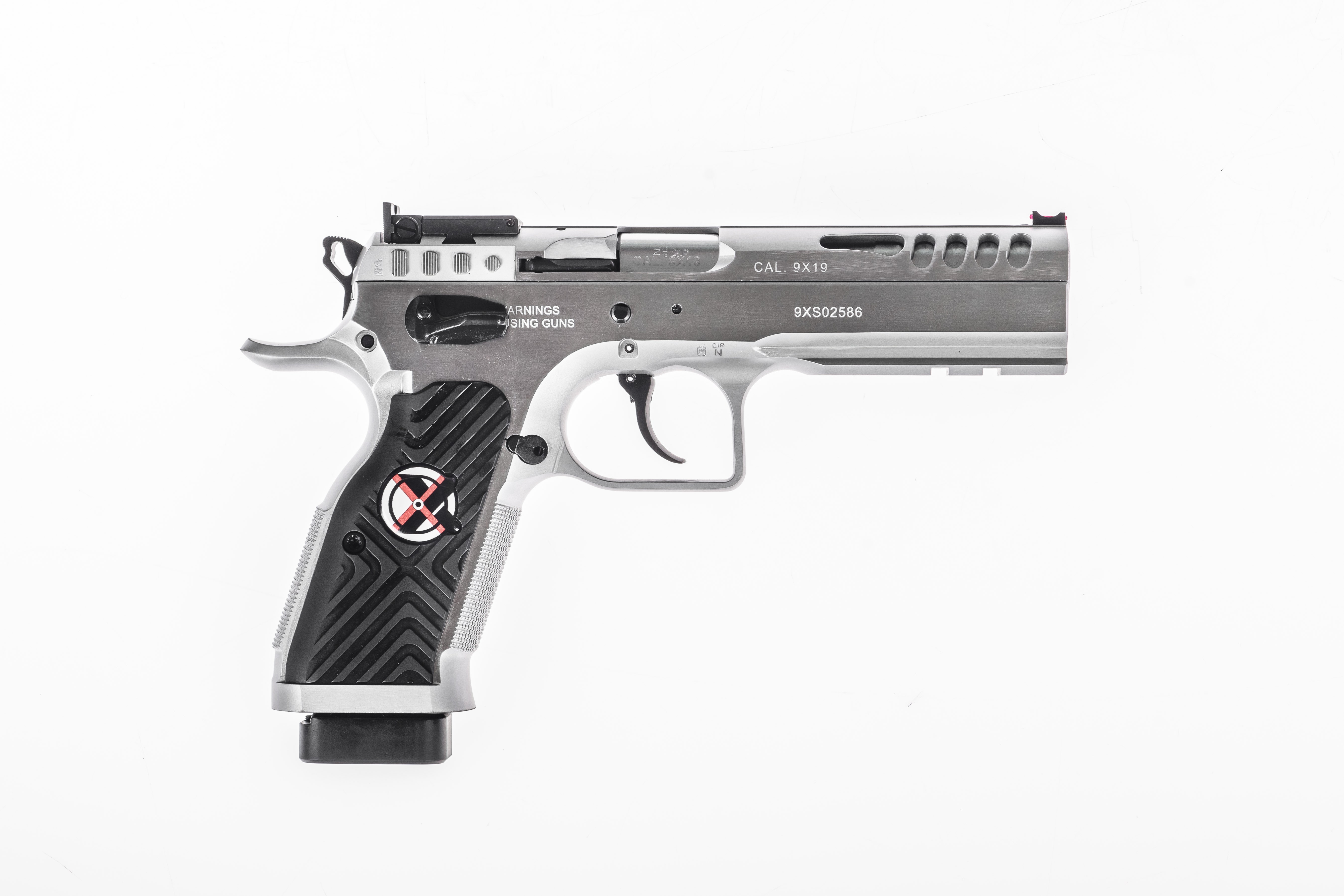 TANFOGLIO STOCK MASTER XTREME OR 9x19 SF CHROME 12