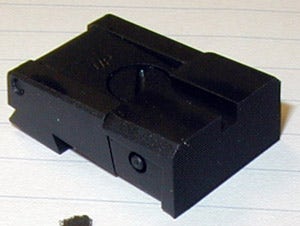 Kimber 1911 Rear Sight Target