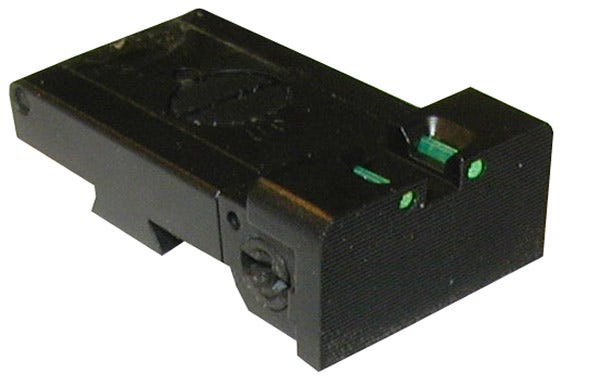 Dawson Adj Rear Sight 1911, Fiber Optic Rear Sight.