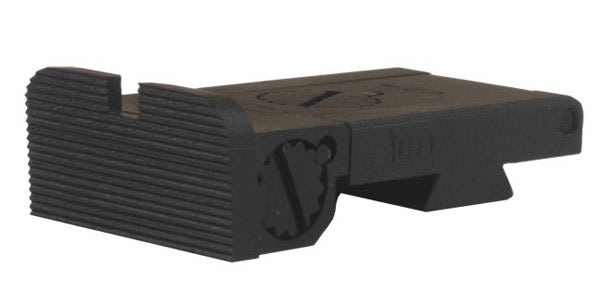 Dawson Adj Rear Sight 1911 Target BoMar Cut