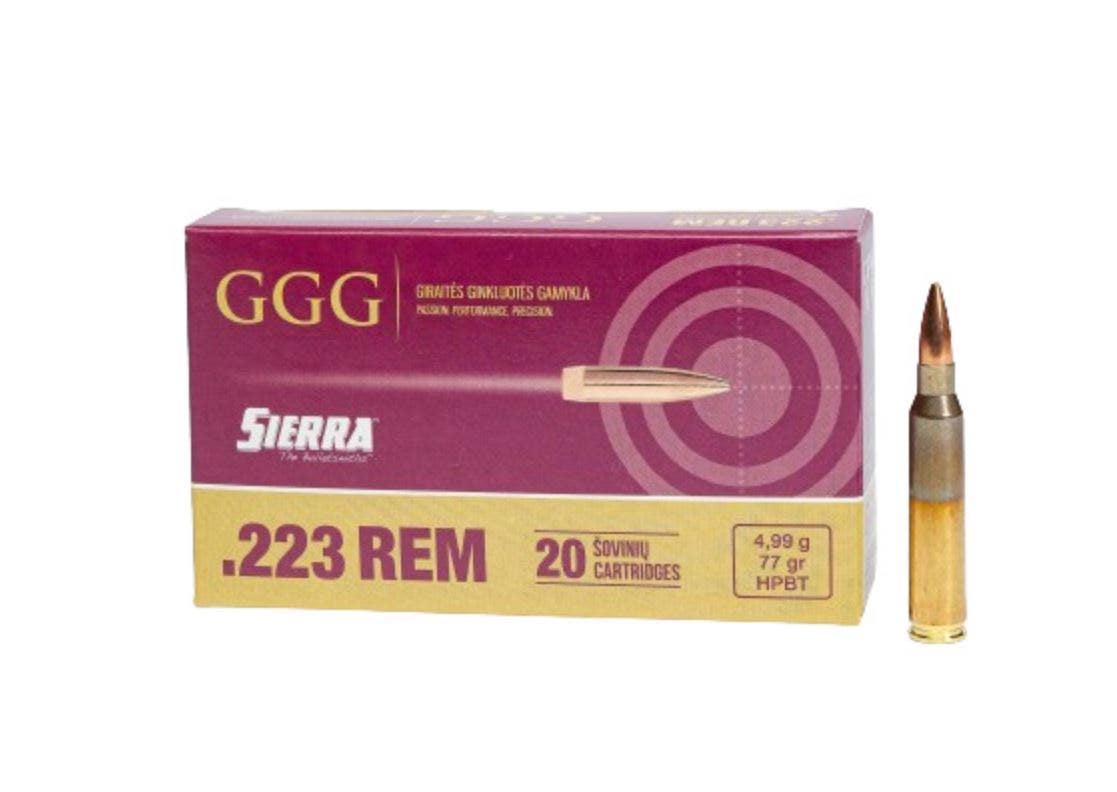 GGG .223R 69G SIERRA HPBT, 20 ptr