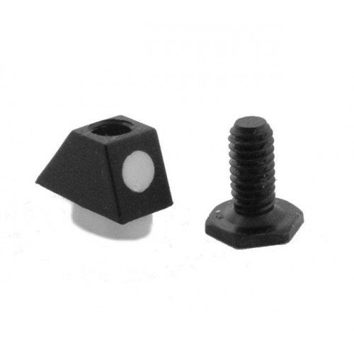 Glock FRONT Sight 4,1 Polymer Set, White Dot, incl