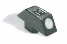 Glock FRONT Sight 4,1 STEEL set, White Dot,  (4.D4)