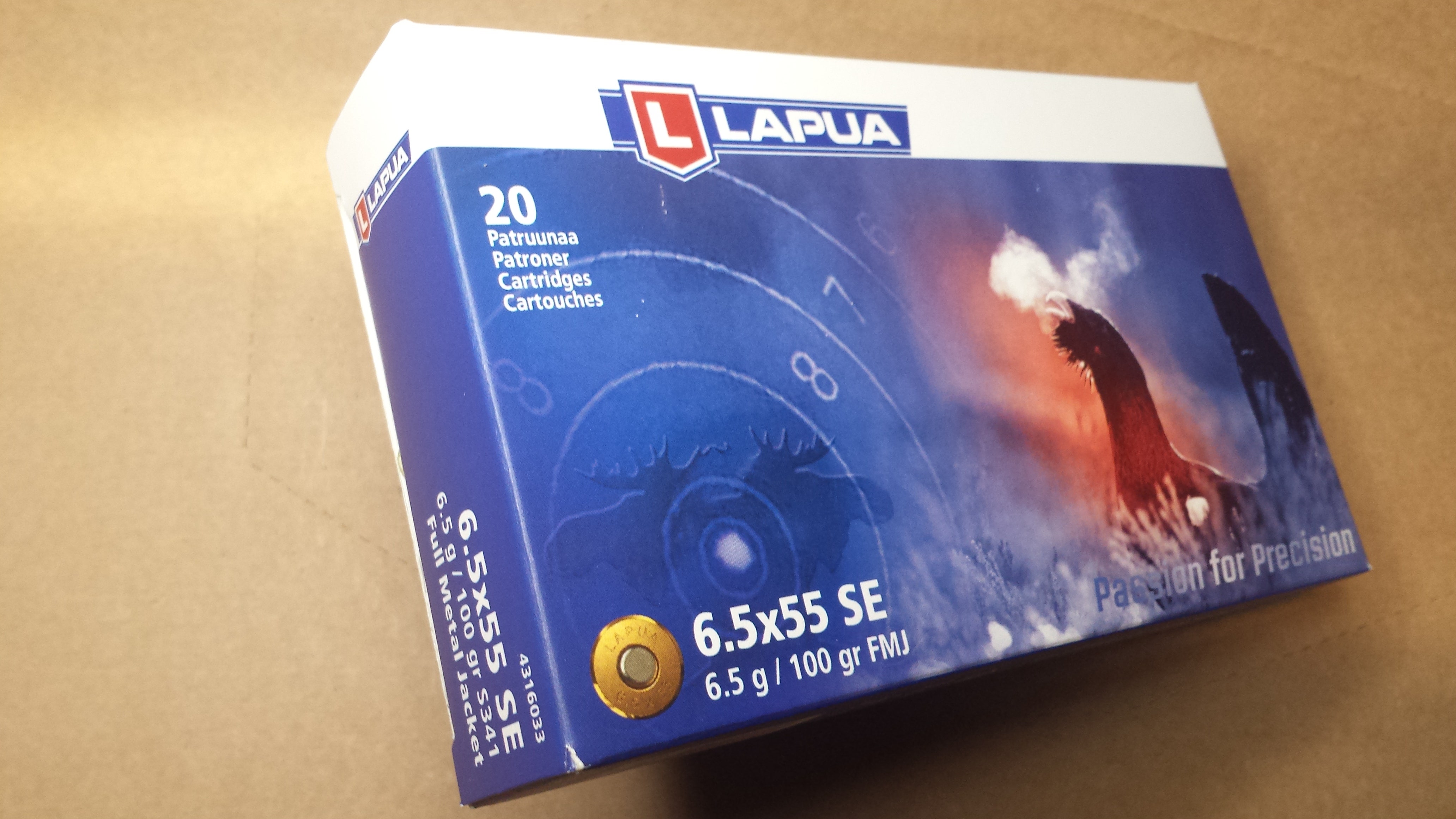 Lapua 6,5x55 FMJ 20 ptr