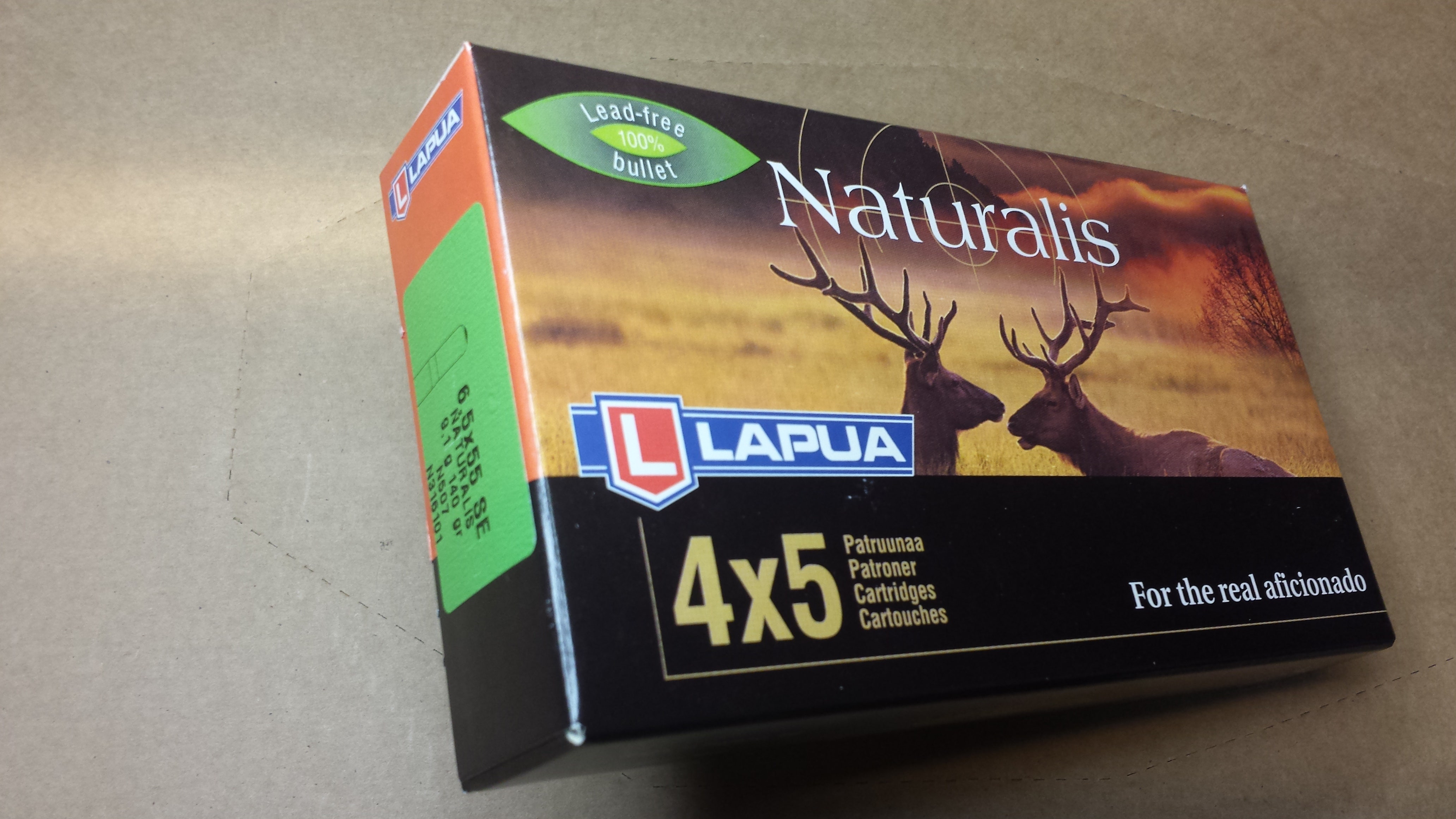 Lapua 6,5x55 NATURALIS 9,1g 140gr 20 ptr