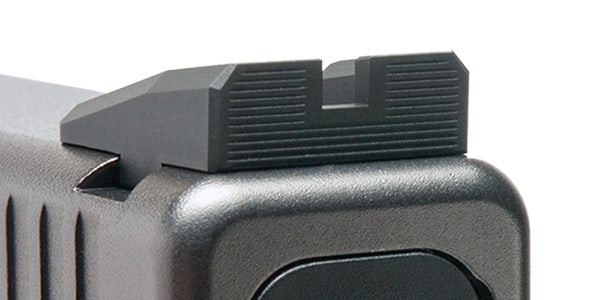 Glock Rear Sight BLK .225T x.125W HI-DEF Fixed