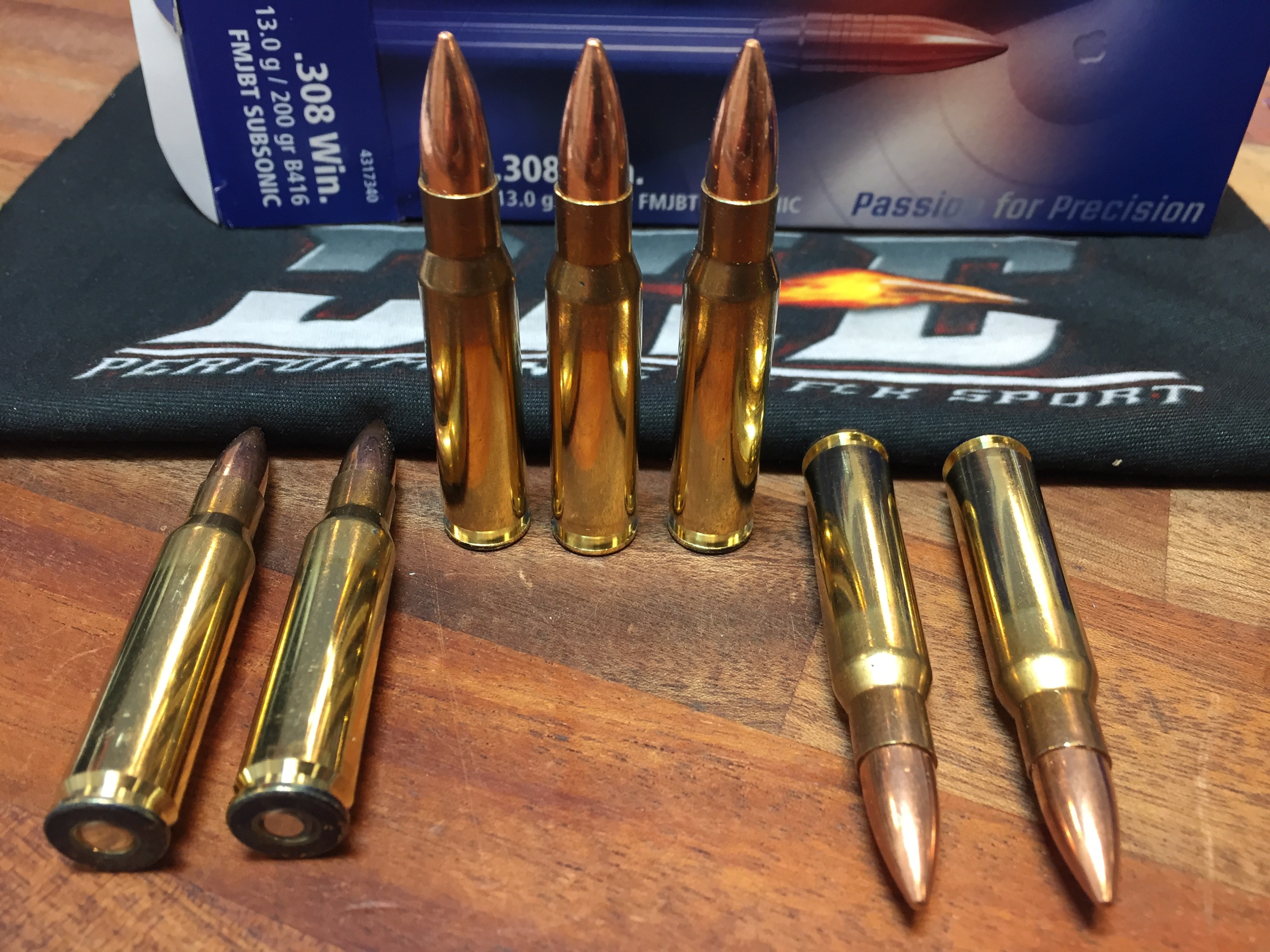 Lapua .308W SUBSONIC 13 Gram FMJBT