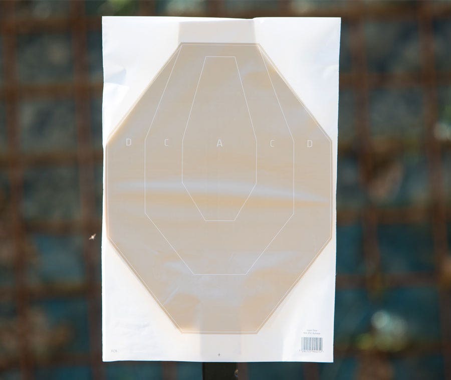 Plastic Figure Dressing MINI IPSC / Bullseye Target